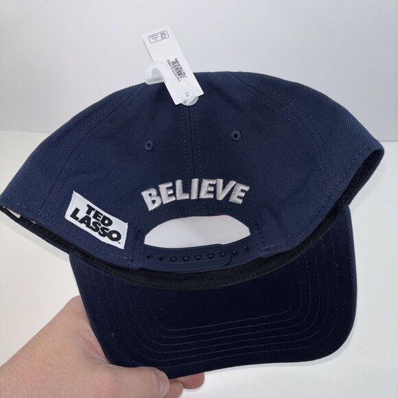 Ted Lasso A.F.C. Richmond Hat “Ted Lasso" Believe Blue Adjustable NWT - Picture 6 of 6